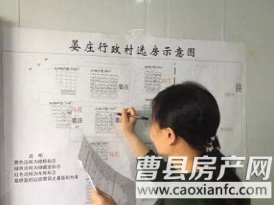 曹縣晏莊社區(qū)一期分房工作已基本結(jié)束
